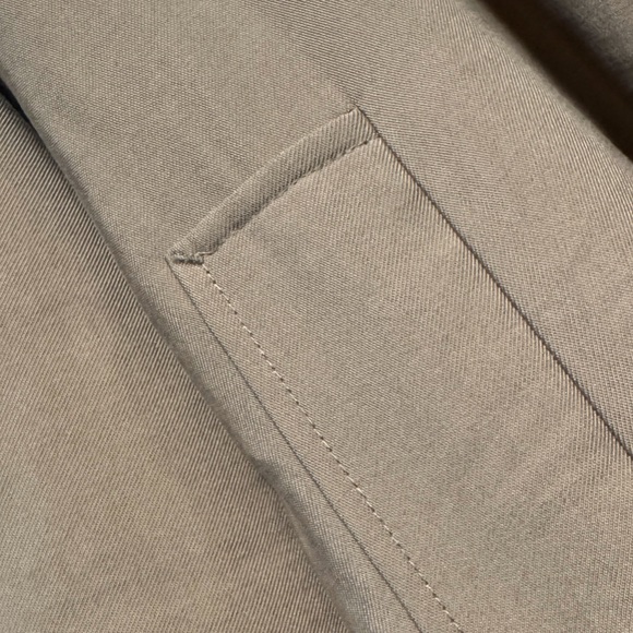 DRAPED CAMEL TRENCH COAT - Picture 5 of 6